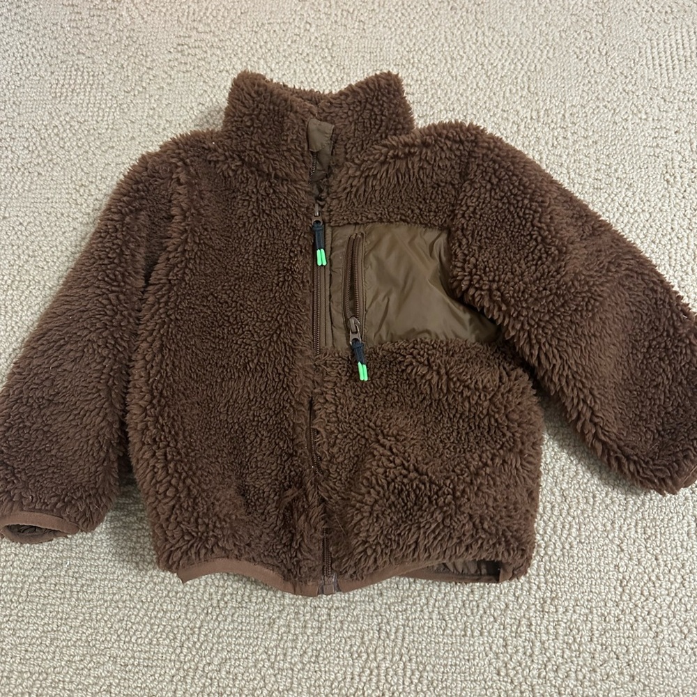 Cozy Brown Kids Jacket